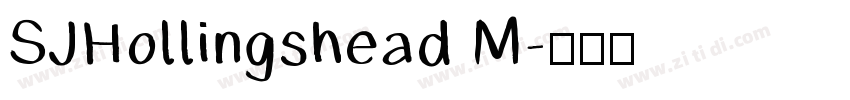 SJHollingshead M字体转换